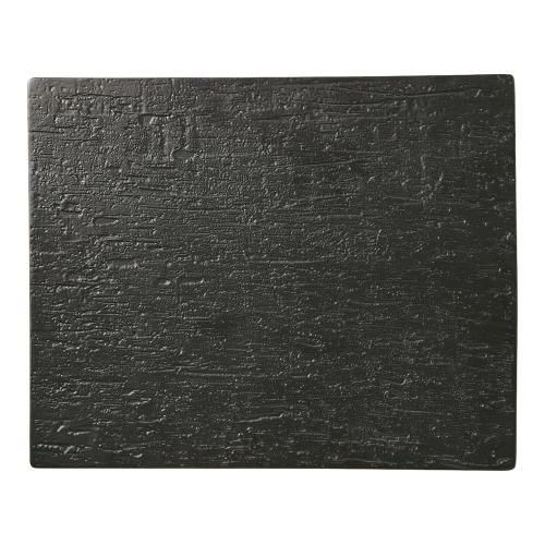 平長角皿 1/2サイズ用 漆黒(しっこく)