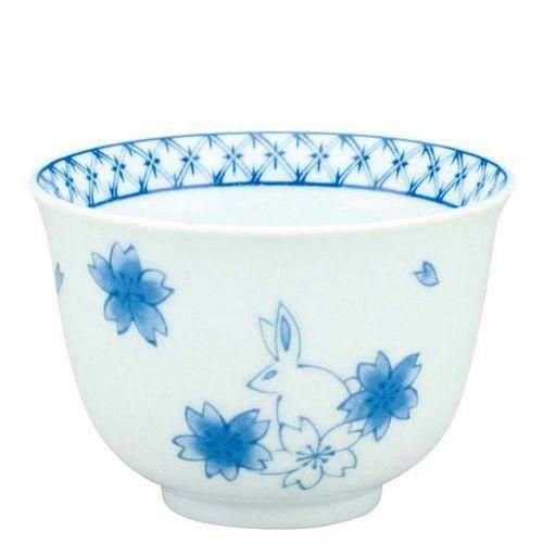 アルセラム強化食器 染付うさぎ千茶 EC1－2