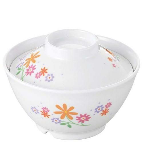 メラミン食器 花束(ブーケ)ごはん丼(身)小 BU－58A
