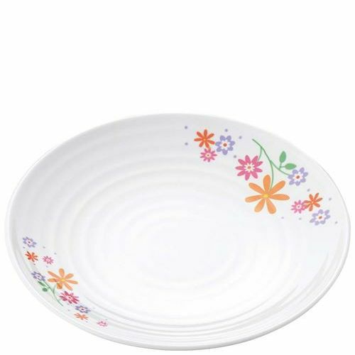メラミン食器 花束(ブーケ)丸皿(大)BU－12