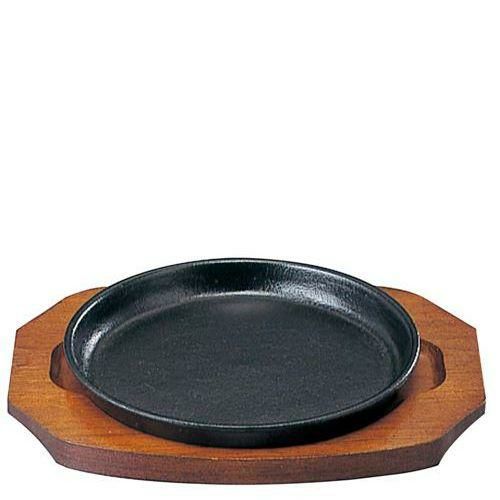 SN 鉄 ステーキ皿 丸B 19cm