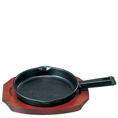 SN 鉄 ステーキ皿 手付 丸B 17cm