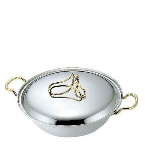 プロデンジ ちり鍋(取手・つまみ金仕上)27cm