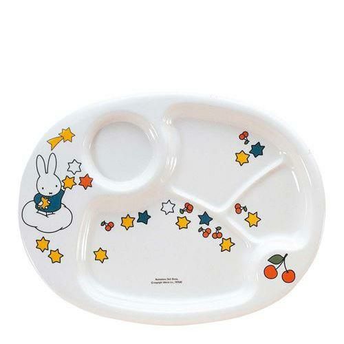 メラミン子供食器 ミッフィー ランチ皿 CM－69