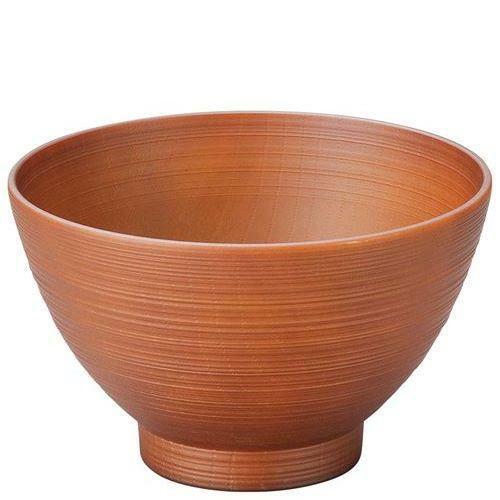 耐熱3．5寸能登千筋汁椀 総ブラウン 1001057