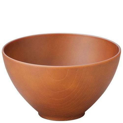 耐熱4寸飛鳥木目汁椀 総ライトブラウン 1001121