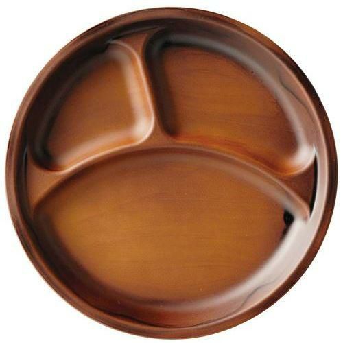 耐熱ロコモコプレート チーク刷毛目 1201720