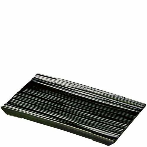 枯木プレート 細長角 織部 1202370