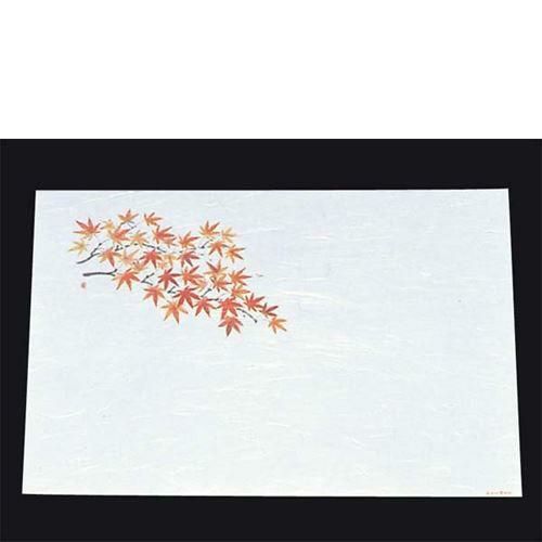 尺三 懐石まっと 抗菌遠赤和紙(100枚入)WS－13 もみじ(9月～11月)