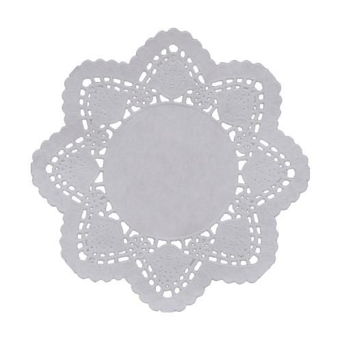 ドイリー 丸型レースペーパー (100枚入) 5号