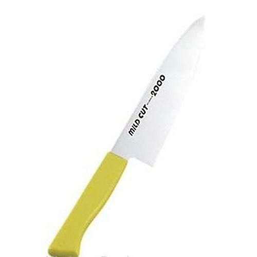 万能 【MILD CUT-2000 カラー庖丁 万能型 MCB 16cm イエロー】 MCB 長さ:288、背厚:1.8、刃渡:160 【グループA】