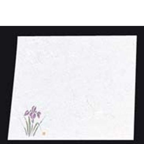 新松花堂 敷懐紙 四寸(100枚入)NY－8 あやめ(5月～6月)