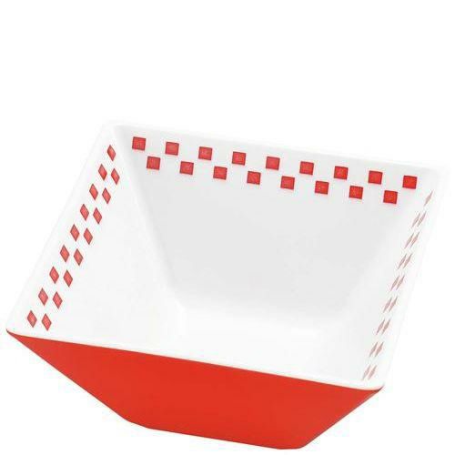 メラミン ツートーンシリーズ スクエアボール10 赤 CH－10R