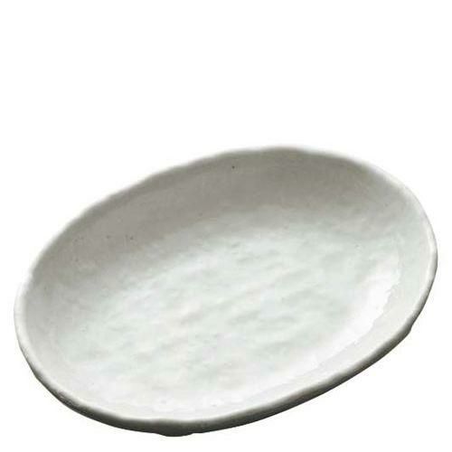 メラミン 粉引 小判多菜皿 大 MD－90－KH