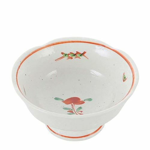 和食器コレクション 赤絵花 高台小鉢