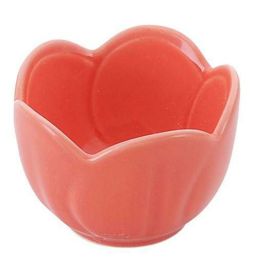 和食器コレクション 赤 梅型小鉢