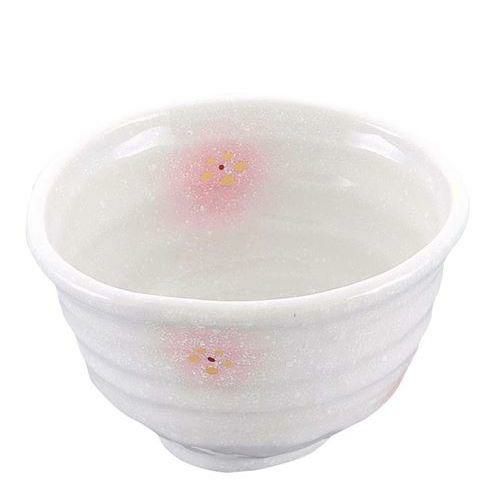和食器コレクション ピンク白吹小花 丼 4．5寸