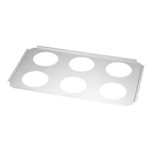 18-8ドレッシングポット専用プレート 6穴