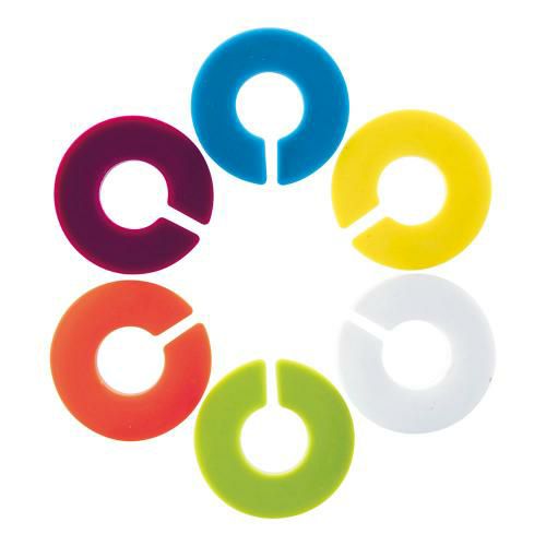 カラーグラスリング 5222(6個入)