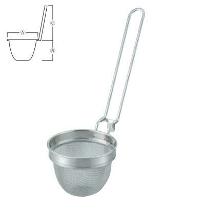 18-8 共柄ミニ味噌こし (14メッシュ) L-5021