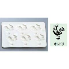 シリコン バター・チョコレートモルド オンドリ