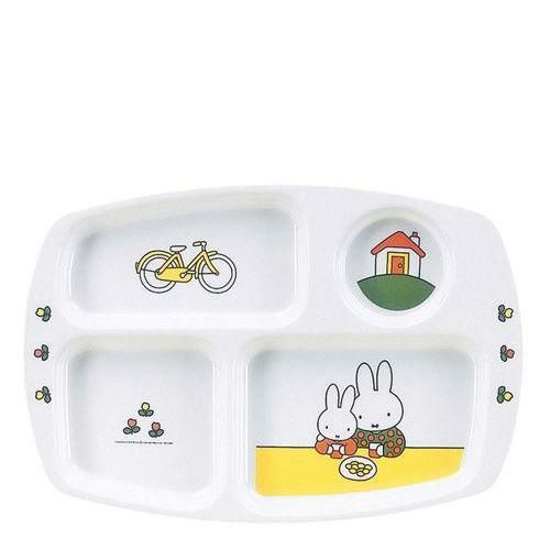 メラミン子供食器 ミッフィー 角ランチ皿 CM－20C