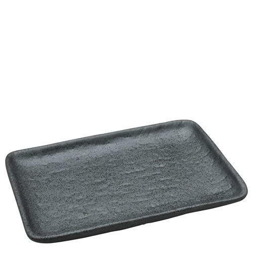 アルセラム強化食器 黒長角皿 B9－64