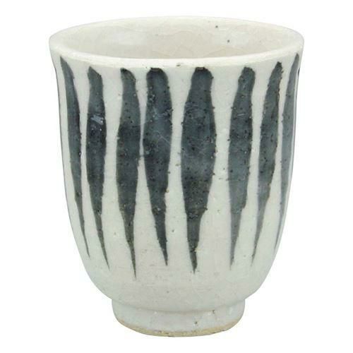 アルセラム強化食器 白釉十草湯呑 B1－76