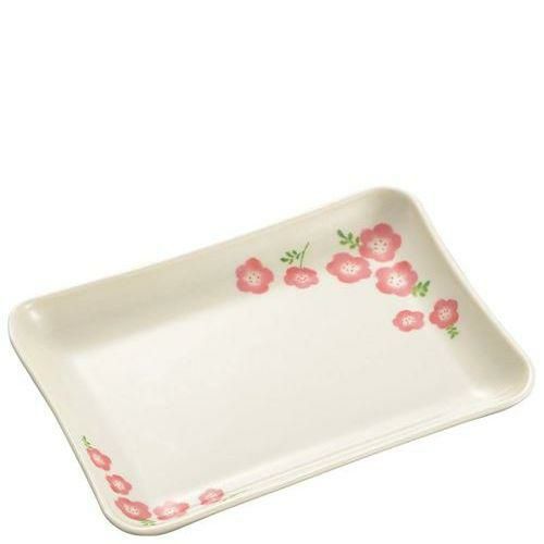 メラミン食器 桃花(ももか)角皿(大)切立 MK－29