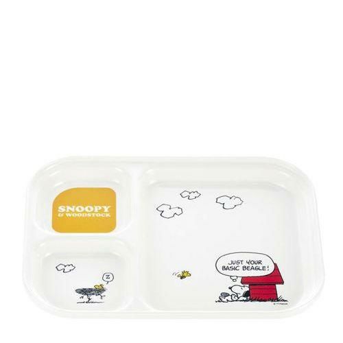 メラミン 子供食器 スヌーピー トライ ランチ皿