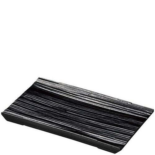 枯木プレート 細長角 黒石目 1202363