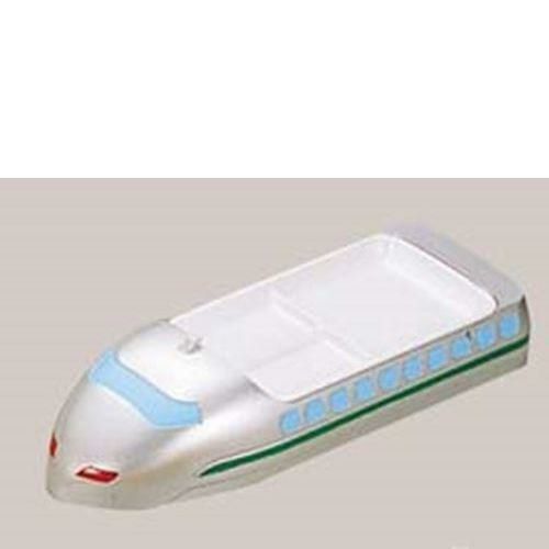 メラミン ランチ皿 ニュー新幹線 シルバー