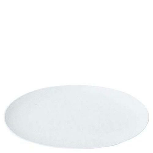 メラミン給食用食器 小判皿 メタ型 No.38B 10吋 白