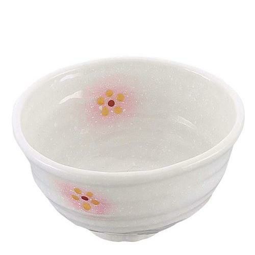 和食器コレクション ピンク白吹小花 丼 4寸