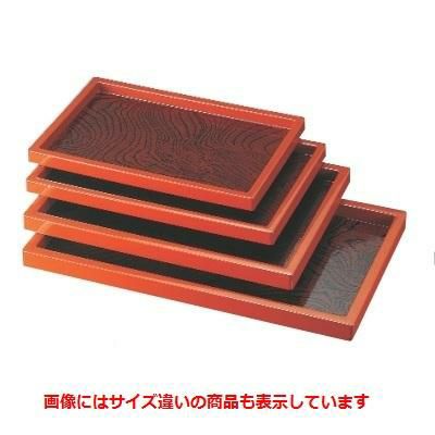 ABSそば盆ケヤキ木目四ツ台