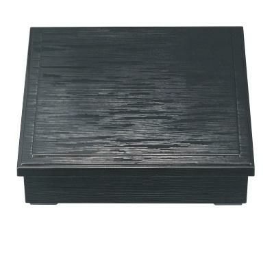 8.5寸ヘギ目松花堂黒内黒仕切別