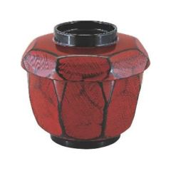 耐熱ABS荒彫亀甲飯器根来内黒天黒塗