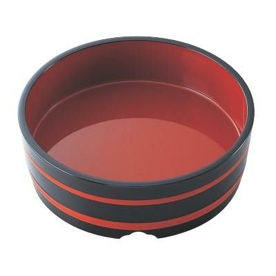 めん桶黒朱ひも8寸