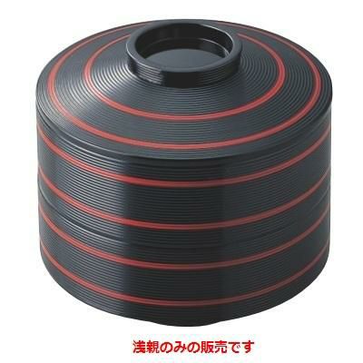 5.5寸大内重黒に朱ひも内朱浅親