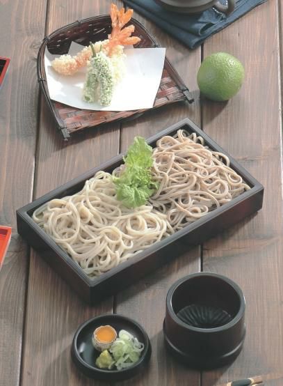 7.7寸長角盛ざるすす竹塗り本体