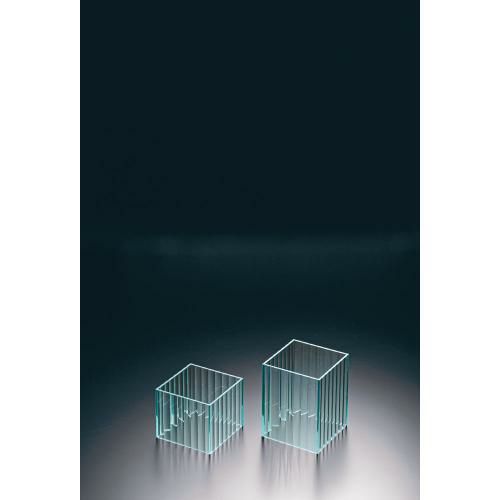 アクリルラインストレートスクエアスタンド グリーン 120角 H150