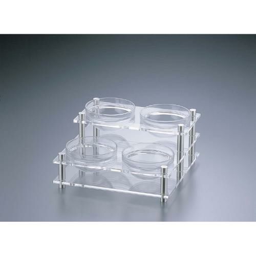 アクリル コンディメントスタンド 2段4穴 B30-2