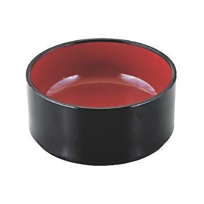 ABS2.2寸薬味鉢黒内朱