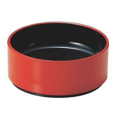 2.5寸薬味鉢朱（内黒）