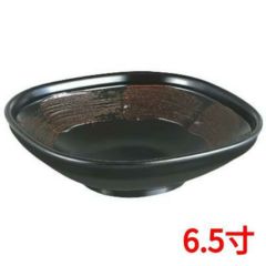角ふる里鉢錆刷毛目6.5寸