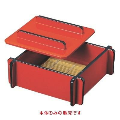 5寸井戸渕セイロ朱天黒本体（底板付）