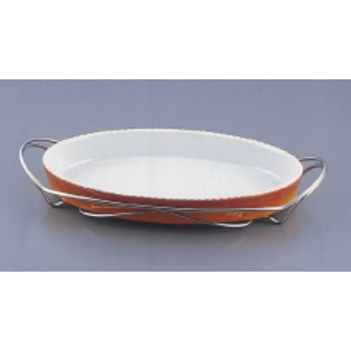 SAシャトレ 小判グラタンセット 12-PC200-40 茶