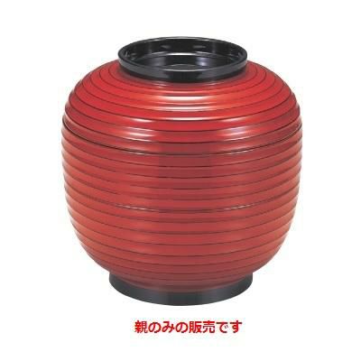 ちょうちん弁当朱研出し内黒親
