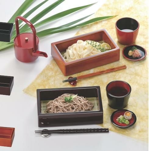 DX信玄そば箱漆調春慶本体