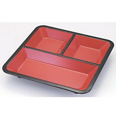 8.5寸三ツ仕切朱天黒